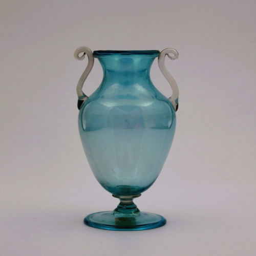 <em><b>Pauly & C., C.V.M.<br /></b>iridescent Soffiato Vase<br />Italy 1930</em> compagnia di venezia e murano pauly c murano glass vase 1930