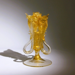 ercole barovier murano glass vase dolphin barovier toso 1940