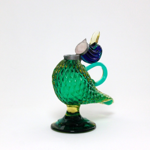 flavio poli murano glass jug duck shape for seguso vetri d'arte 1961