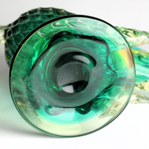 flavio poli murano glass jug duck shape for seguso vetri d'arte 1961