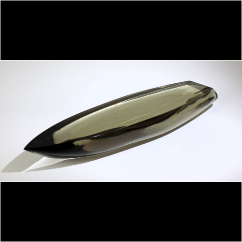 <em><b>Flavio Poli</b><br>tall Boat<br>Italy 1955</em> flavio poli murano glass sculpture boat for seguso vetri d arte 1965