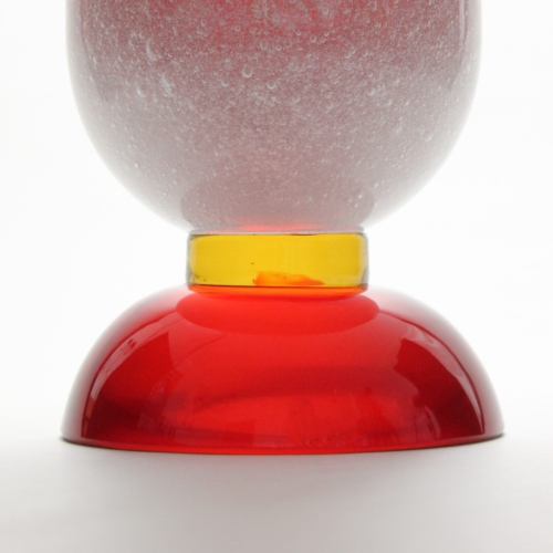 flavio poli murano poleguso glass vase for seguso vetri d arte 1940