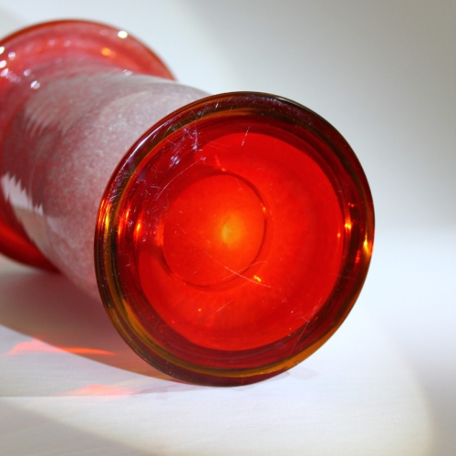 flavio poli murano poleguso glass vase for seguso vetri d arte 1940