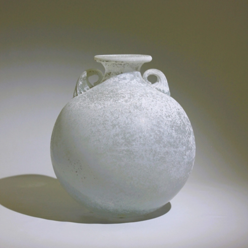 <em><b>Giovanni Patrini</b></br>Scavo Amphora Vase</br>Italy 1970</em> giovanni patrini murano glass amphore scavo vase for seguso vetri d arte 1970