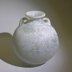 giovanni patrini murano glass amphore scavo vase for seguso vetri d arte 1970