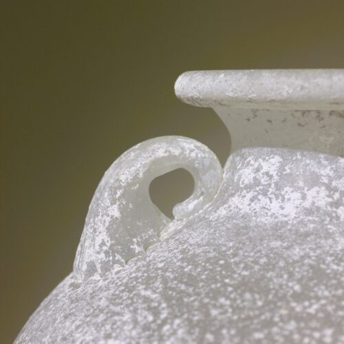 giovanni patrini murano glass amphore scavo vase for seguso vetri d arte 1970
