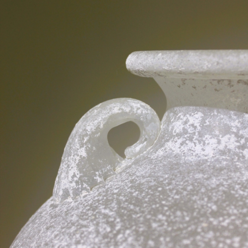 giovanni patrini murano glass amphore scavo vase for seguso vetri d arte 1970