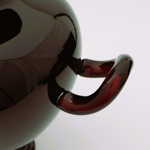 giovanni patrini seguso vetri d arte murano glass amphora vase