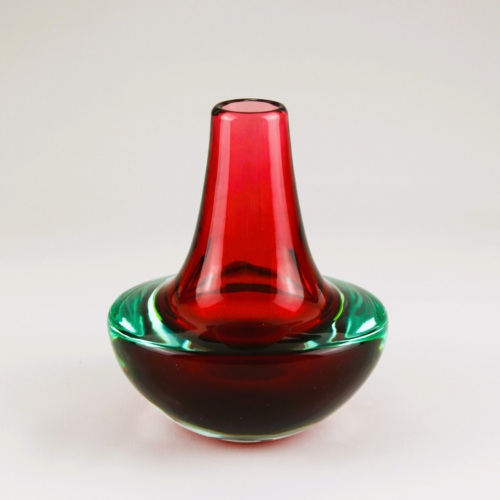 mario pinzoni murano glass vase for seguso vetri d arte 1968