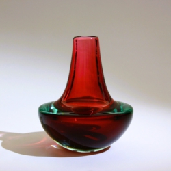 mario pinzoni murano glass vase for seguso vetri d arte 1968