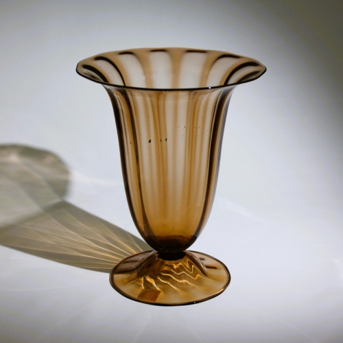 <em><b>Napoleone Martinuzzi</b><br />Soffiato Vase<br />Italy 1920</em> napoleone martinuzzi cappellin venini murano glass vase 1920