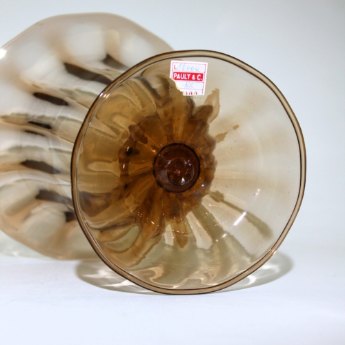 napoleone martinuzzi cappellin venini murano glass vase 1920