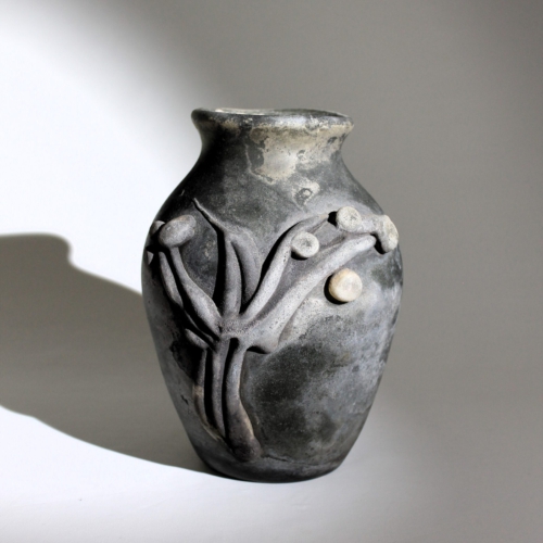 <em><b>Napoleone Martinuzzi</b><br />Scavo Vase<br />Italy 1952</em> napoleone martinuzzi murano glass vase scavo for cenedese 1952