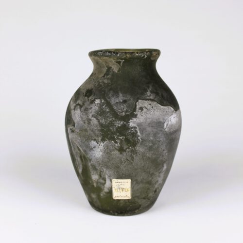 napoleone martinuzzi murano glass vase scavo for cenedese 1952