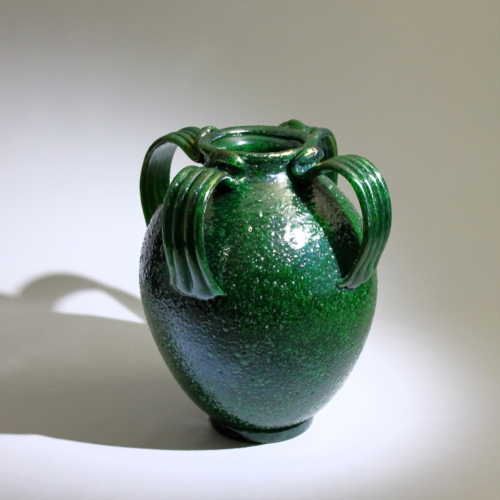 Napoleone Martinuzzi Venini Pulegoso Vase „Quattro Anse“  1930/40