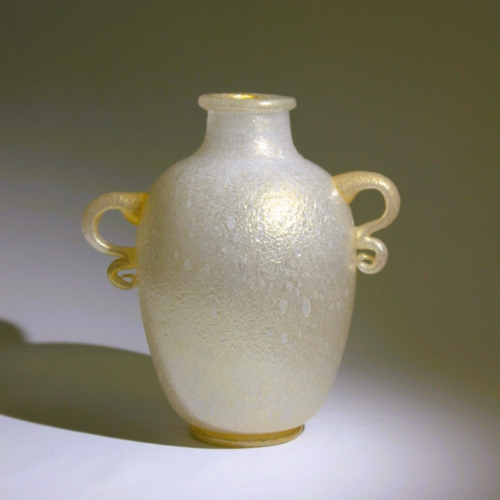 napoleone martinuzzi venini murano glass vase pulegoso