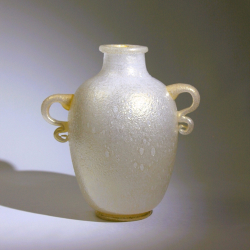 <em><b>Napoleone Martinuzzi</b><br />Pulegoso Vase<br />Italy 1930</em> napoleone martinuzzi venini murano glass vase pulegoso