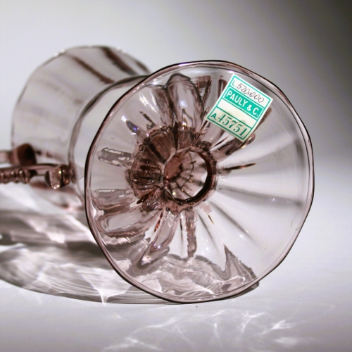 pauly e c murano glass vase compagnia di venezia e murano c v m 1928