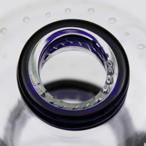 umberto bellotto murano glass vase for vetreria artistica barovier ring form handles 1927