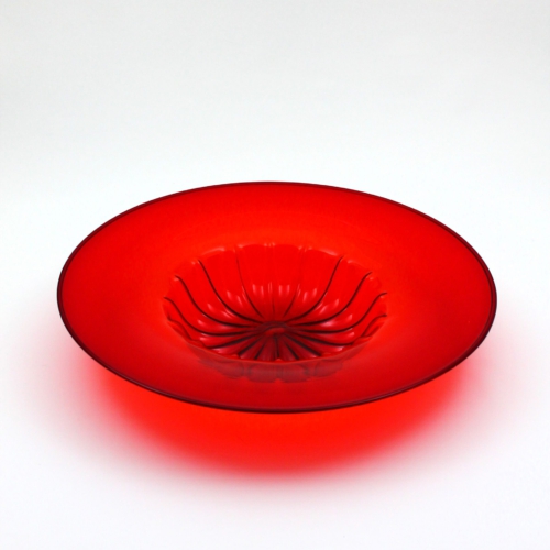 <em><b>Vittorio Zecchin</b><br>Soffiato Dish<br>Italy 1930</em> vittorio zecchin murano glass dish for cappellin venini 1930