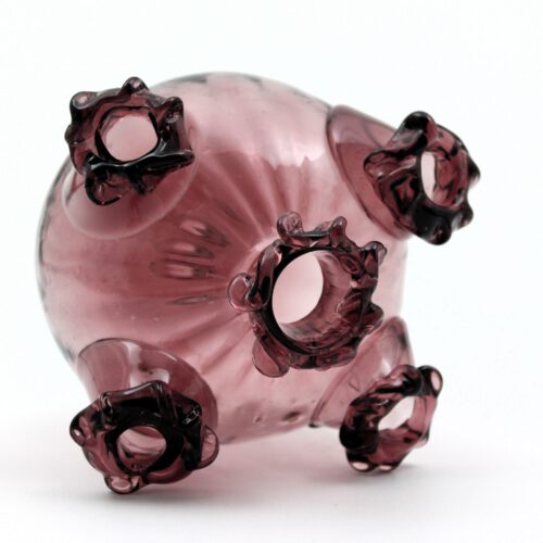 vittorio zecchin murano glass vase five spouted for cappellin venini 1930