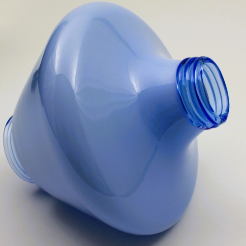 vittorio zecchin murano glass vase opalino blue for cappellin venini 1930 (1)