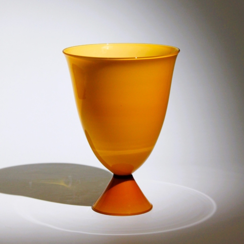 vittorio zecchin murano glass vase opalino for cappellin venini 1930