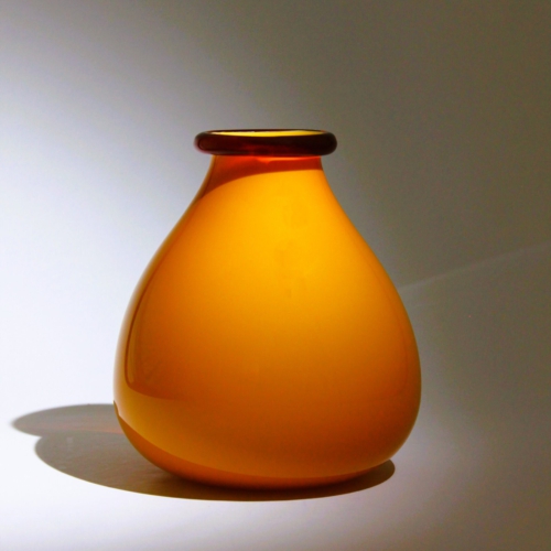 vittorio zecchin murano glass vase opalino for cappellin venini 1930