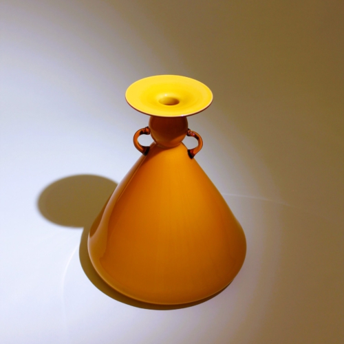 vittorio zecchin murano glass vase opalino for cappellin venini 1930