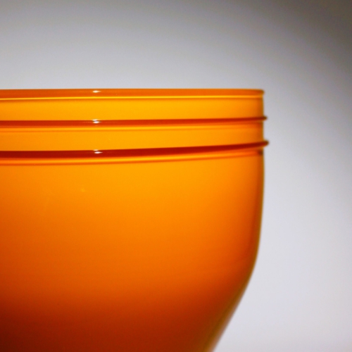 carlo scarpa murano glass vase opalino for cappellin venini 1930