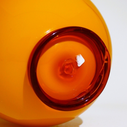 carlo scarpa murano glass vase incamiciato lattimo for mvm cappellin 1930 pauly lable