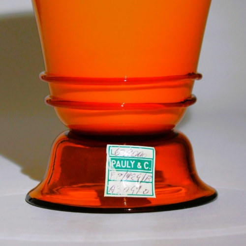 carlo scarpa murano glass vase opalino for cappellin venini 1930