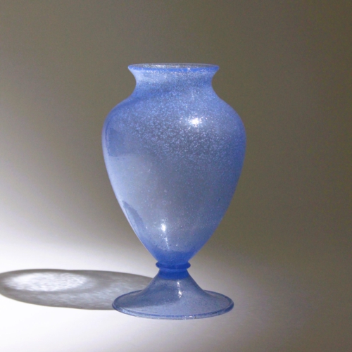 vittorio zecchin murano glass vase pulegoso for arte vetreria muranese avem 1940
