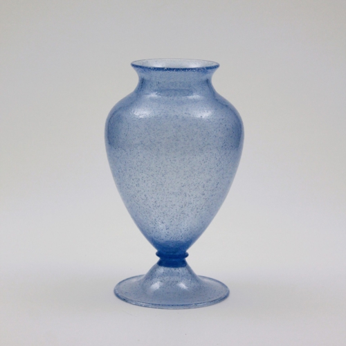 vittorio zecchin murano glass vase pulegoso for arte vetreria muranese avem 1940