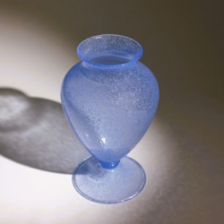 vittorio zecchin murano glass vase pulegoso for arte vetreria muranese avem 1940
