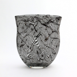 alberto dona murano glass vase matamauco a canne by vetreria componenti dona 1997