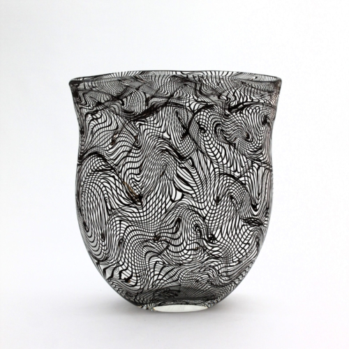 <em><b>Alberto Donà</b></br>Vase "Metamauco"</br>Italy 1997 alberto dona murano glass vase matamauco a canne by vetreria componenti dona 1997