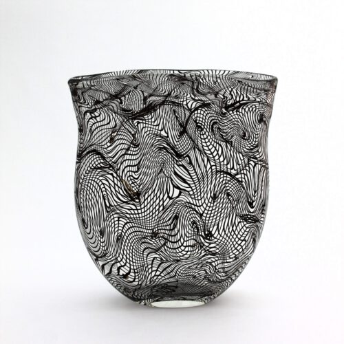 <em><b>Alberto Donà</b></br>Vase "Metamauco"</br>Italy 1997 alberto dona murano glass vase matamauco a canne by vetreria componenti dona 1997