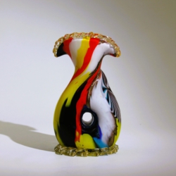 dino martens murano glass vase oriente areliano toso 1952