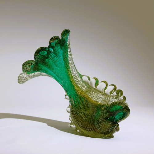 <em><b>Archimede Seguso<br></b>Fish a Bulicante<br />Italy 1937</em> flavio poli murano glass fish bullicante seguso vetri d arte 1937