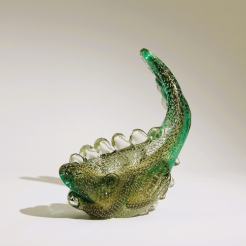<em><b>Archimede Seguso<br></b>Fish a Bulicante<br />Italy 1937</em> flavio poli murano glass fish bullicante seguso vetri d arte 1937