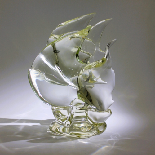 <em><b>Flavio Poli & Angelo Seguso</b><br /> tall five Fish Sulpture<br />Italy 1950</em> flavio poli murano glass fish sculpture by angelo seguso 1960 seguso vetri d arte murano