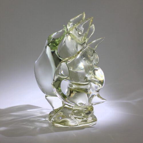 <em><b>Flavio Poli & Angelo Seguso</b><br /> tall five Fish Sulpture<br />Italy 1950</em> flavio poli murano glass fish sculpture by angelo seguso 1960 seguso vetri d arte murano
