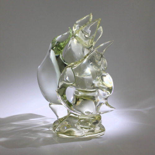 <em><b>Flavio Poli & Angelo Seguso</b><br /> tall five Fish Sulpture<br />Italy 1950</em> flavio poli murano glass fish sculpture by angelo seguso 1960 seguso vetri d arte murano