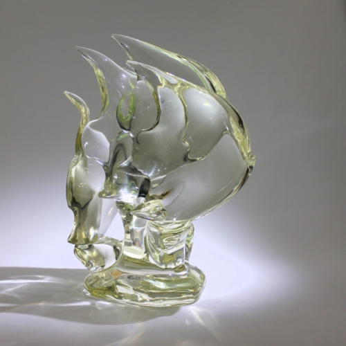 <em><b>Flavio Poli & Angelo Seguso</b><br /> tall five Fish Sulpture<br />Italy 1950</em> flavio poli murano glass fish sculpture by angelo seguso 1960 seguso vetri d arte murano