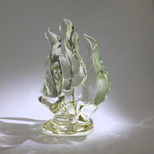 <em><b>Flavio Poli & Angelo Seguso</b><br /> tall five Fish Sulpture<br />Italy 1950</em> flavio poli murano glass fish sculpture by angelo seguso 1960 seguso vetri d arte murano