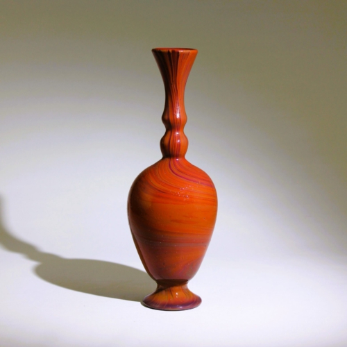 lorenzo radi murano chalcedony glass calcedonio purpureo vase by salviati 1865