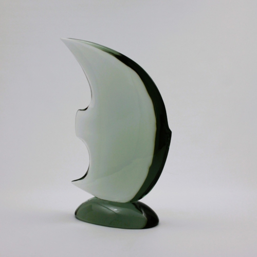 <em><b>Flavio Poli resp. Mario Pinzoni</b><br />tall Angel Fish<br />Italy 1950</em> mario pinzoni murano glass fish for seguso vetri d arte 1950