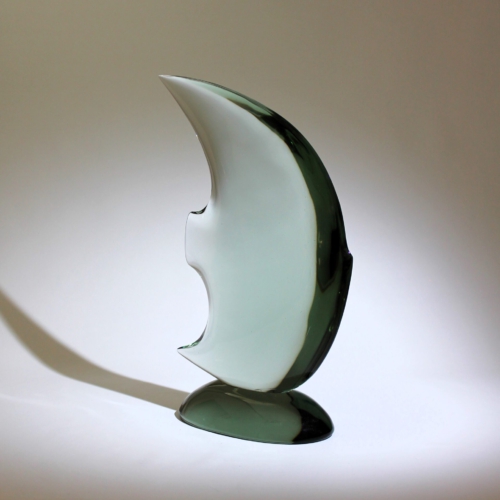 <em><b>Flavio Poli resp. Mario Pinzoni</b><br />tall Angel Fish<br />Italy 1950</em> mario pinzoni murano glass fish for seguso vetri d arte 1950