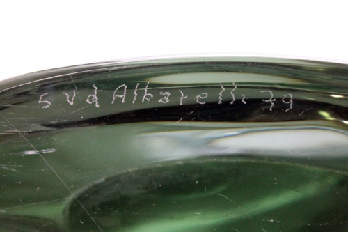 mario pinzoni murano glass fish for seguso vetri d arte 1950